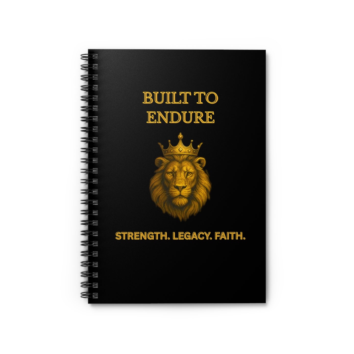 Strength & Faith Spiral Notebook – Inspirational Journal for Men | Men of Honor Collection | Joyous Life Journals