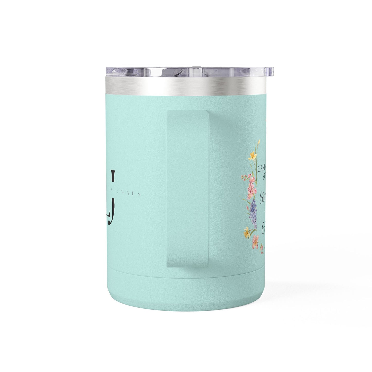 Caregiver Fuel Coffee Mug Tumbler | “Strength + Coffee” Cup