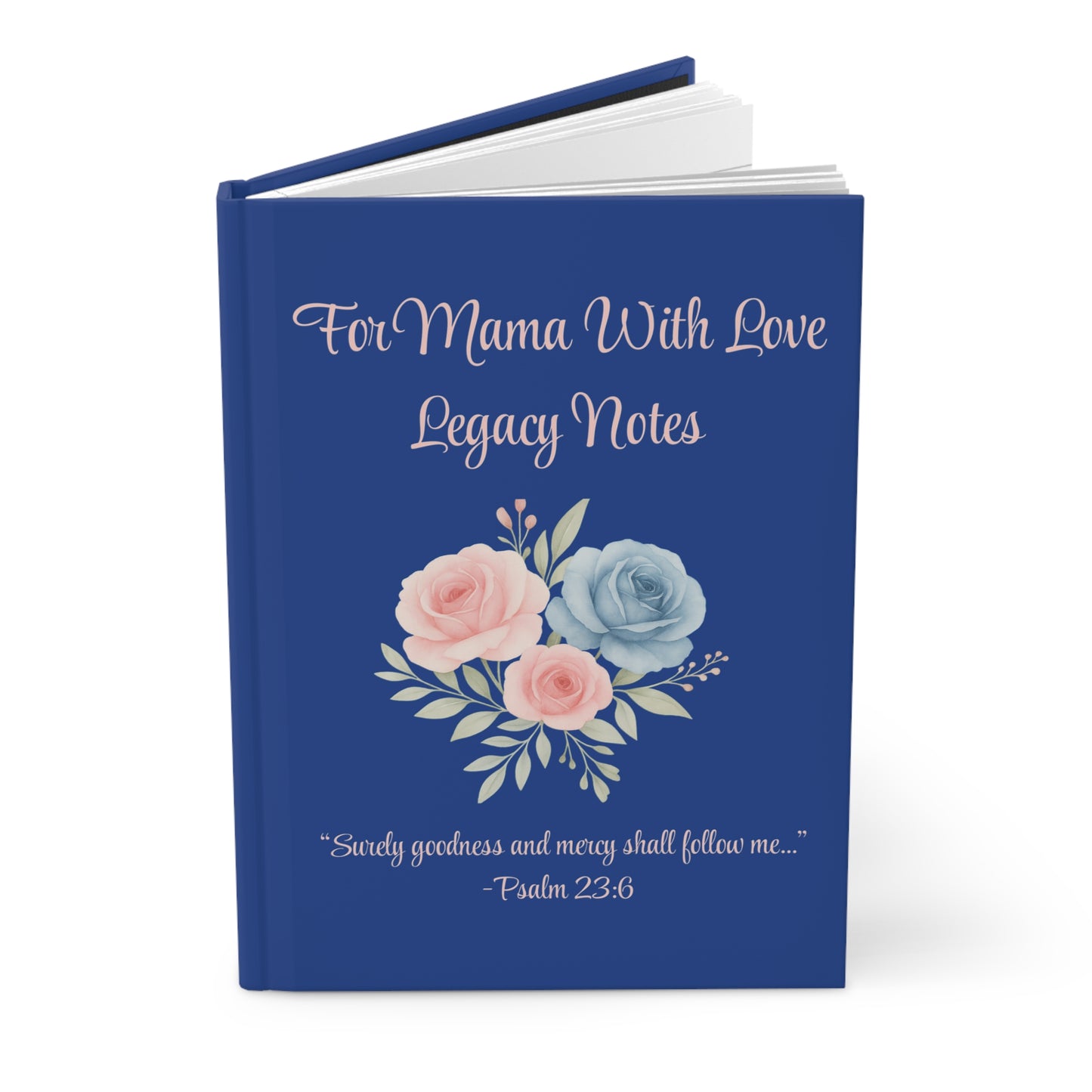 For Mama, With Love: Legacy Notes | Hardcover Journal for Reflection & Memories Blue