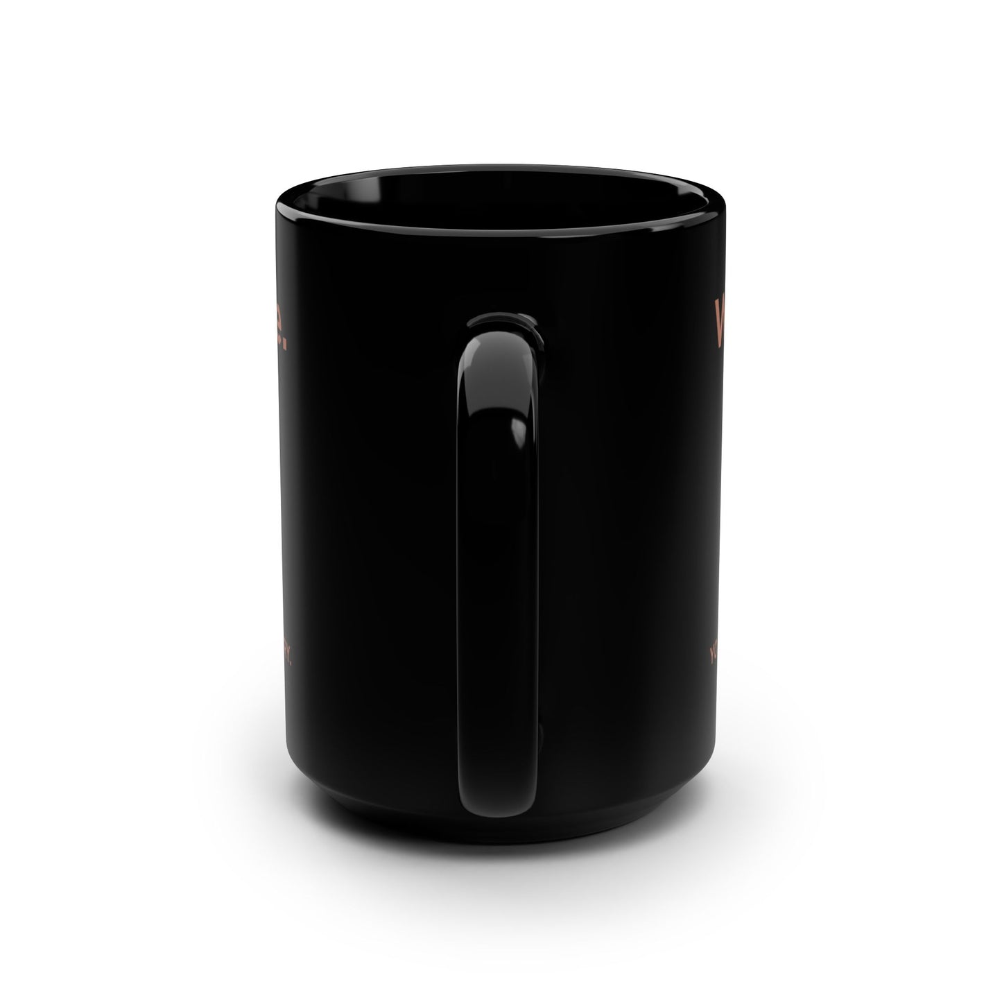Write Bold. Live Brave. Mug – Fearless Ink Edition | 11oz Black Christian Coffee Cup
