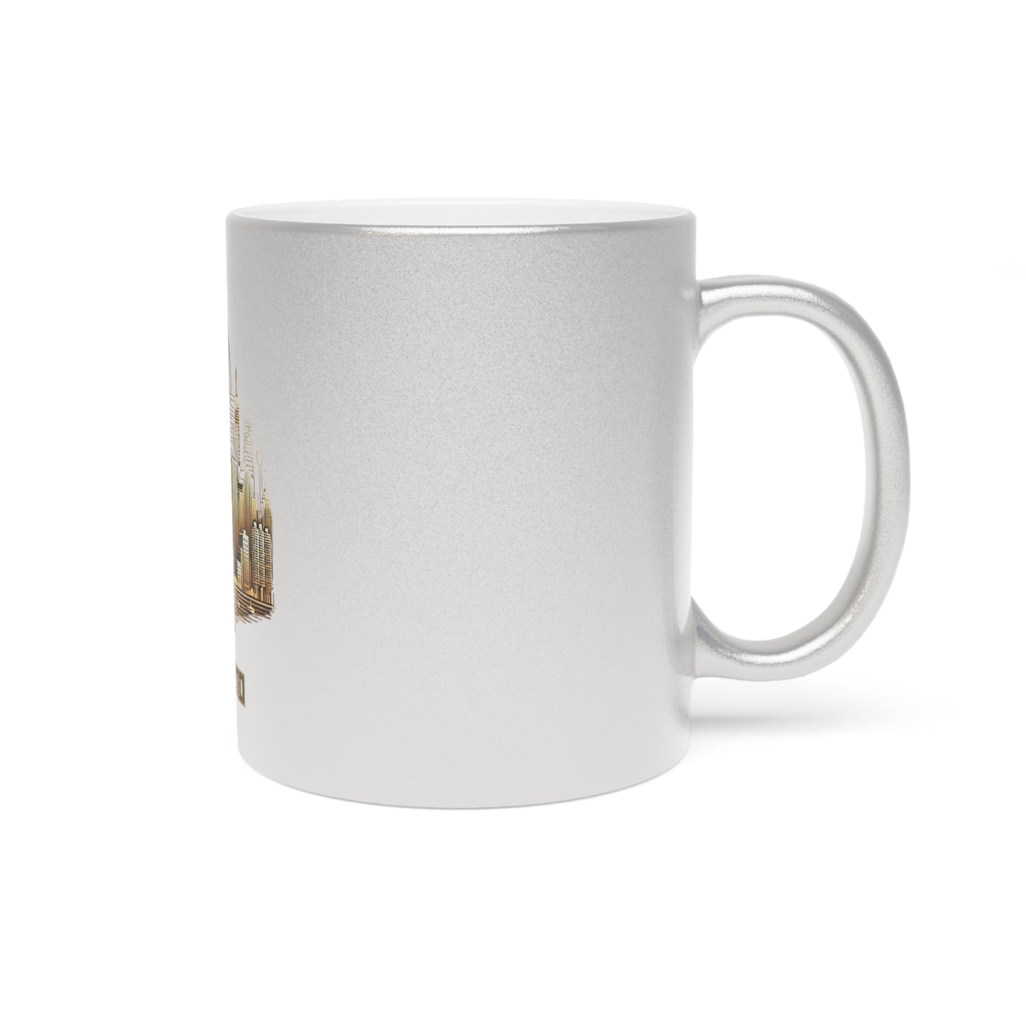 Chicago Brewed in the Wind | Metallic Mug (Gold/Silver) | Joyous Life