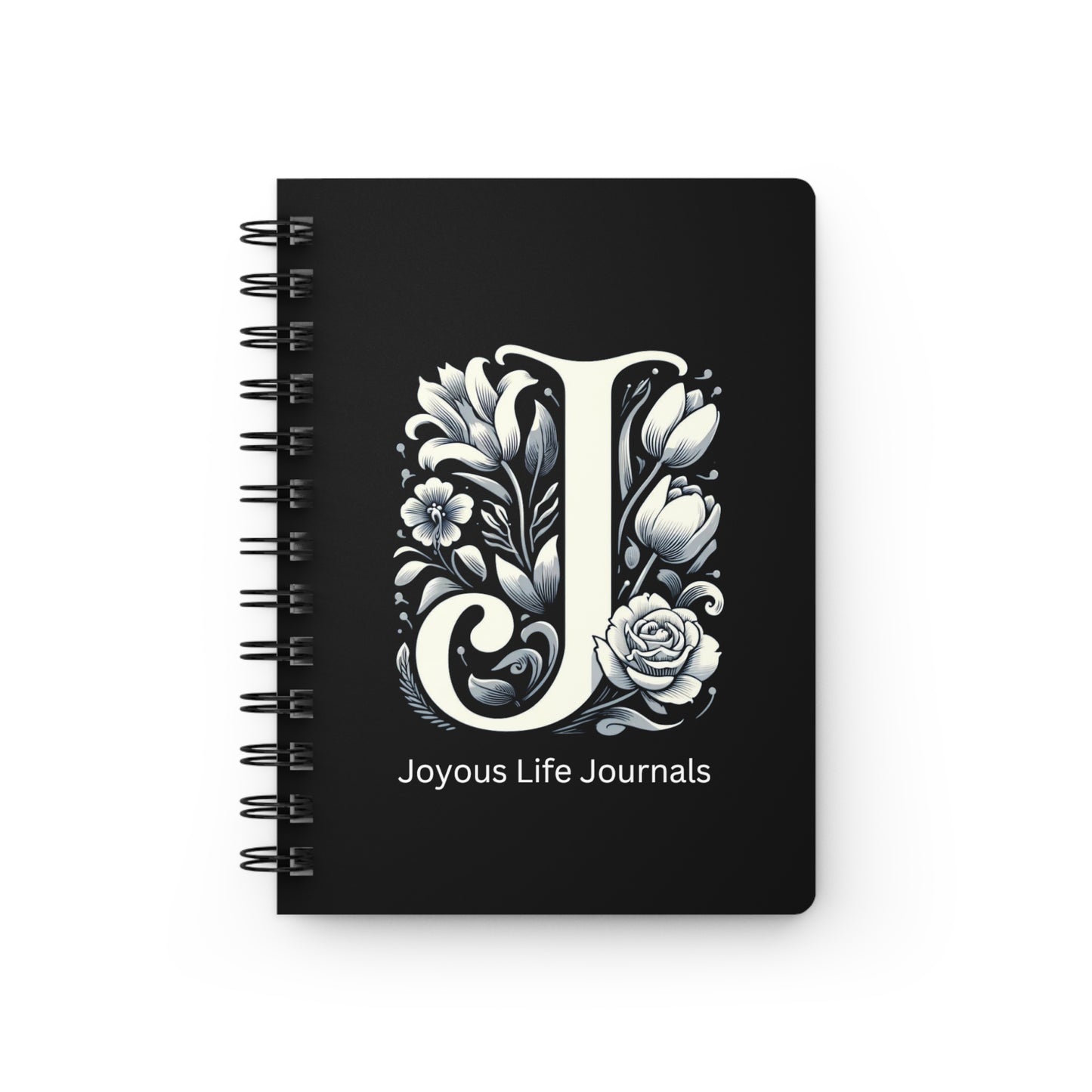 Jubilant Journey – 'J' Monogram Spiral Journal | Joyous Life Journals