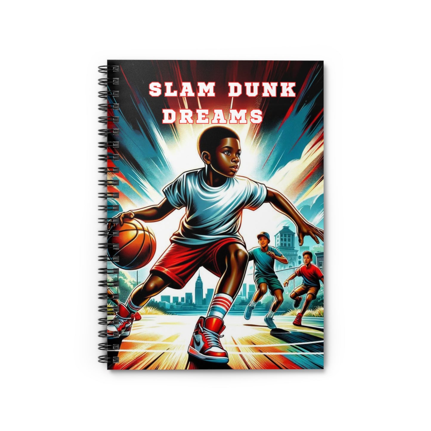 Slam Dunk Dreams – Boys’ Ruled Journal | Rejoicing Children Corner | Joyous Life Journals