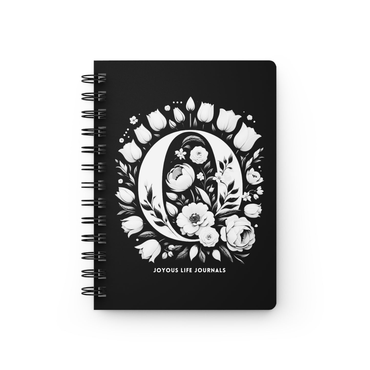 Orchestrated Originality – 'O' Monogram Spiral Journal | Joyous Life Journals