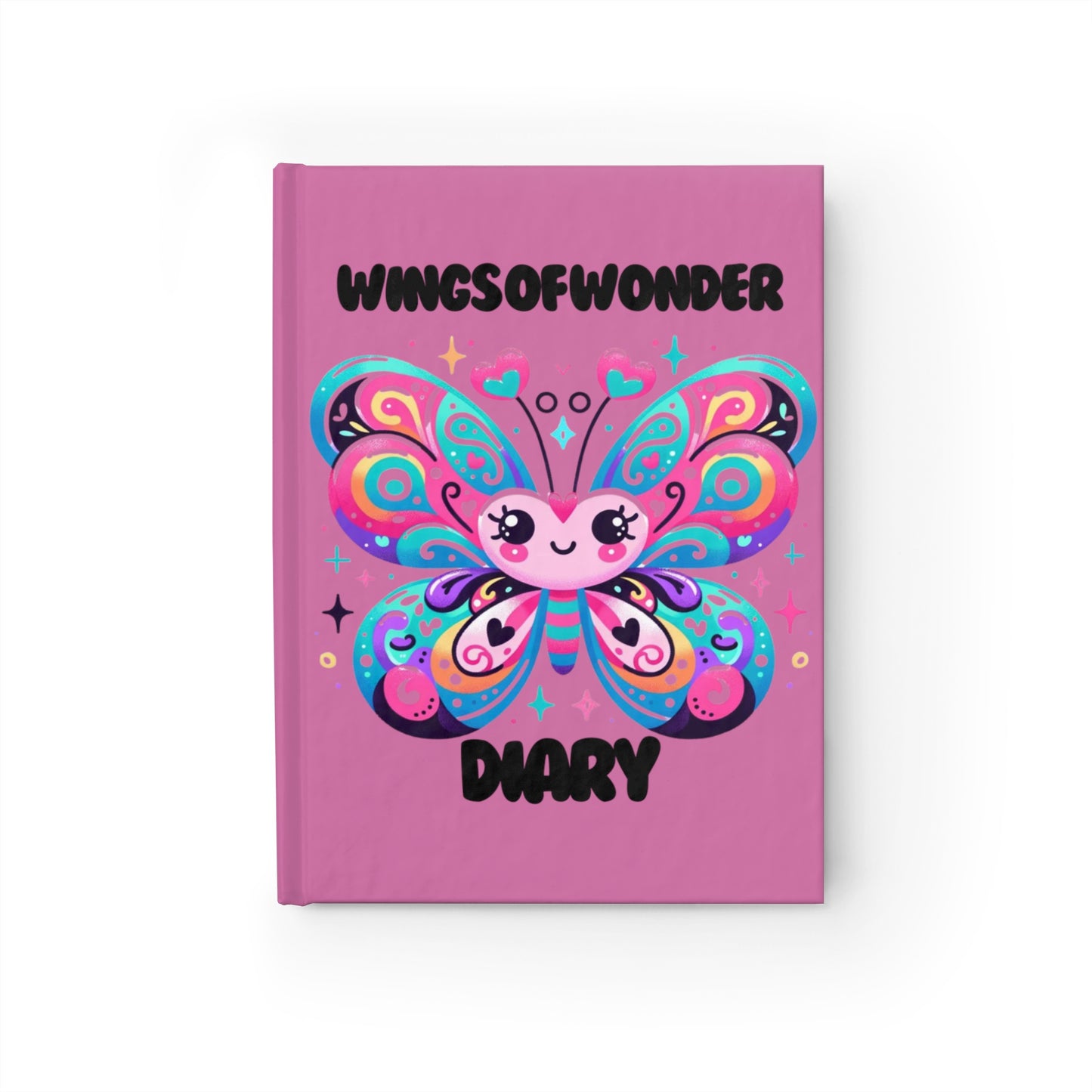 Wings of Wonder – Pink Diary for Young Girls | Rejoicing Children Corner | Joyous Life Journals