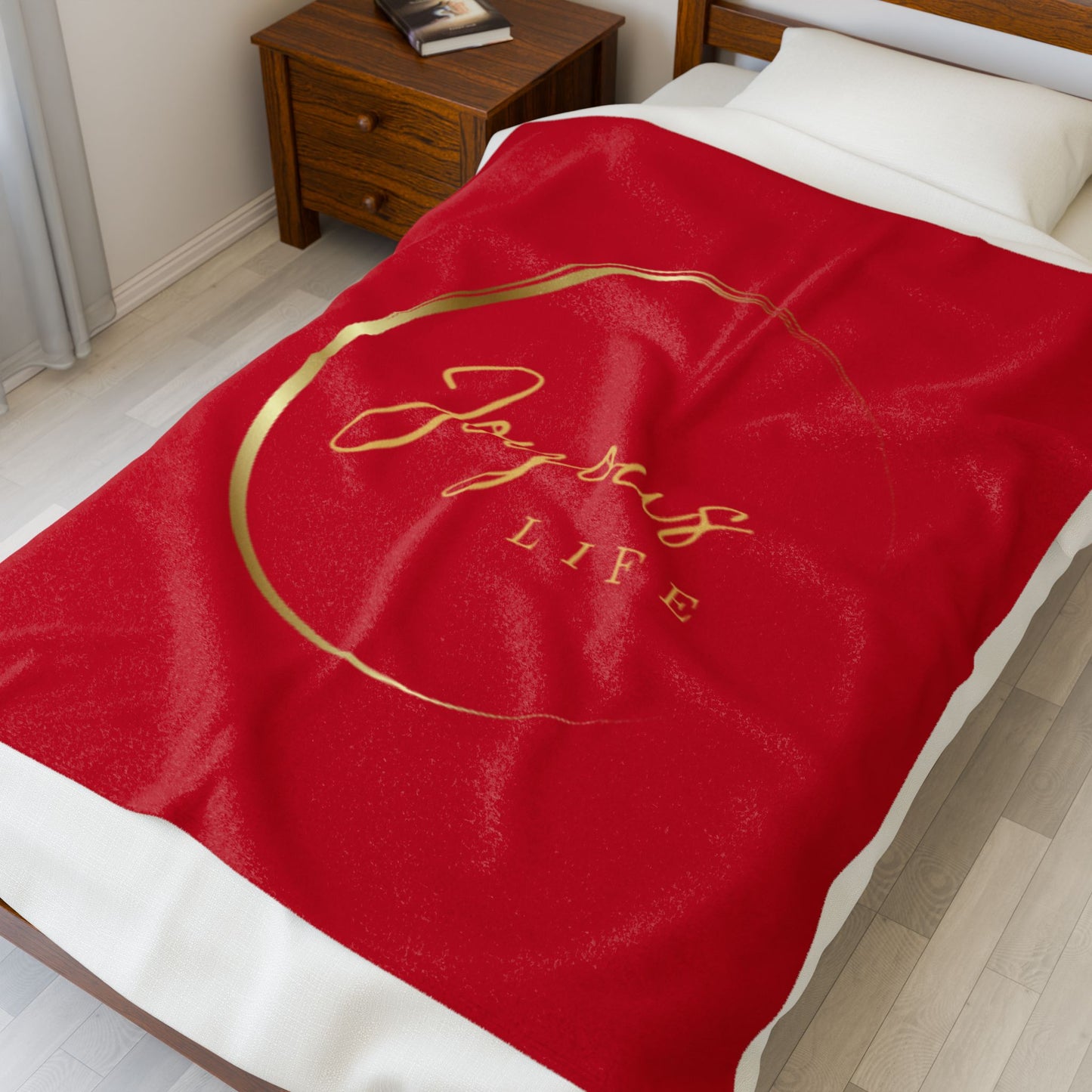 Joyous Life Velveteen Plush Blanket | Cozy Home Throw | JLJ