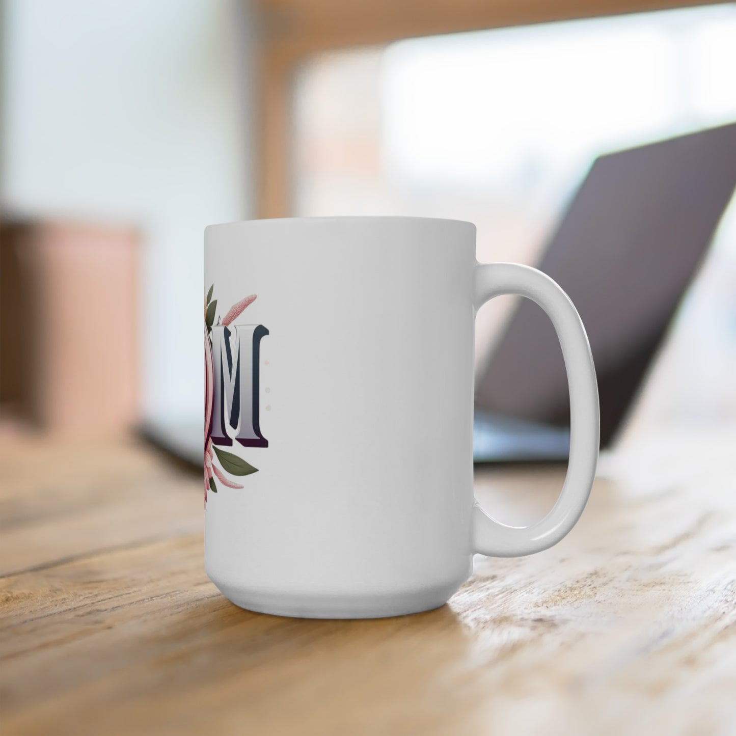 Mom’s Spring Awakening – 15oz Ceramic Mug | Faith-Inspired Renewal Gift | Rooted in Grace Collection