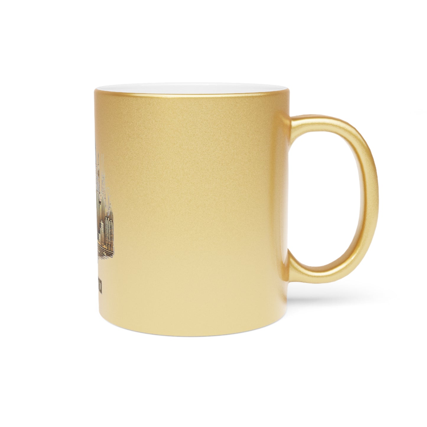 Chicago Brewed in the Wind | Metallic Mug (Gold/Silver) | Joyous Life