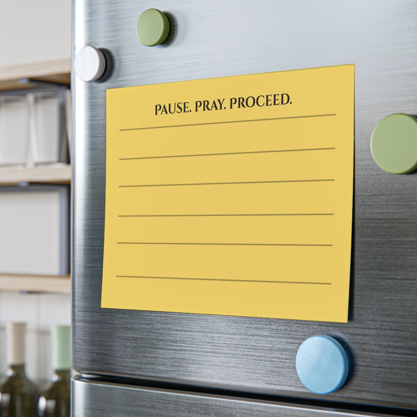Pause. Pray. Proceed. – Large Faith-Based List Pad for Daily Tasks, Prayer Tracking, and Bible Study Notes (8x6)