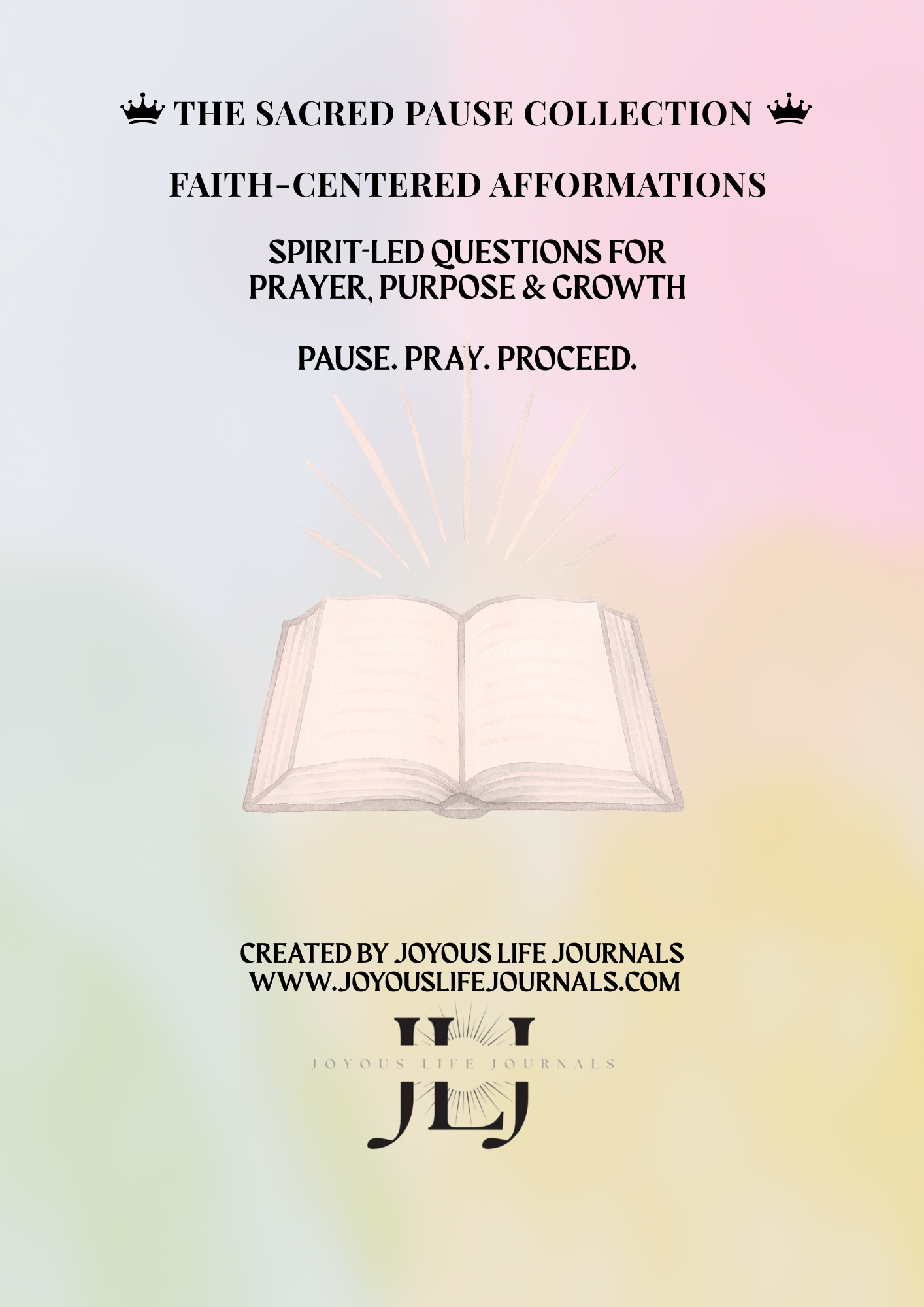 Faith-Centered Afformations – Prayer, Purpose & Growth Printable Cards