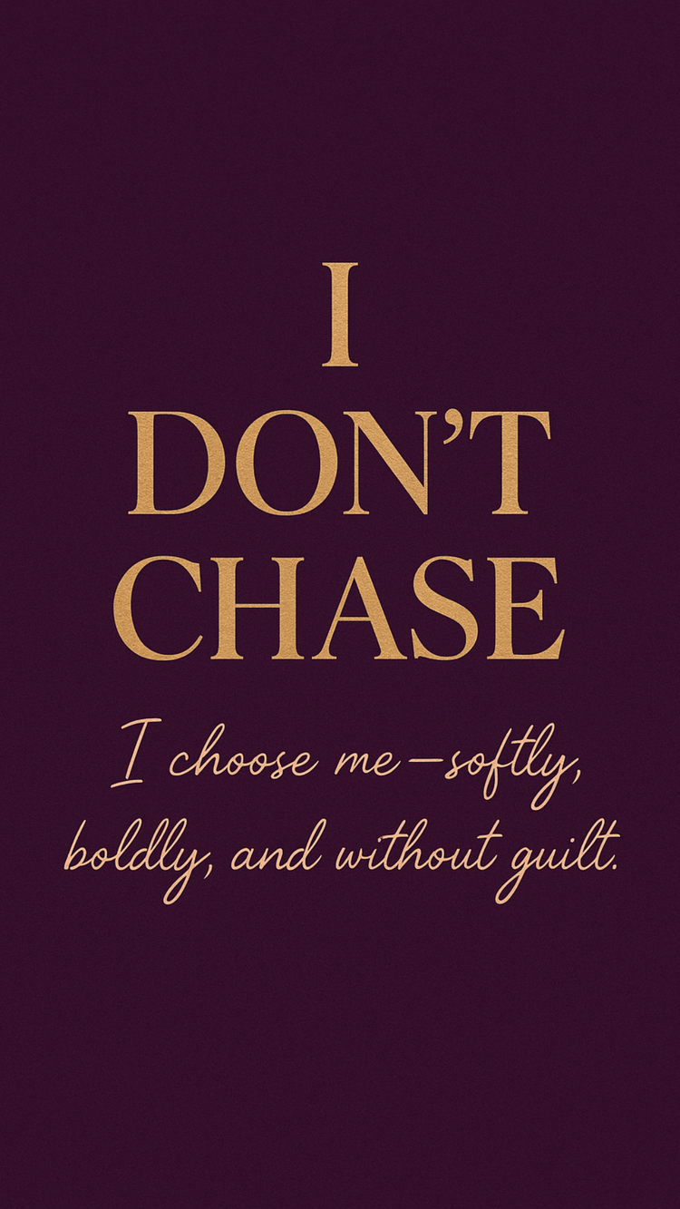 Unchained: The I Don’t Chase, I Choose Collection