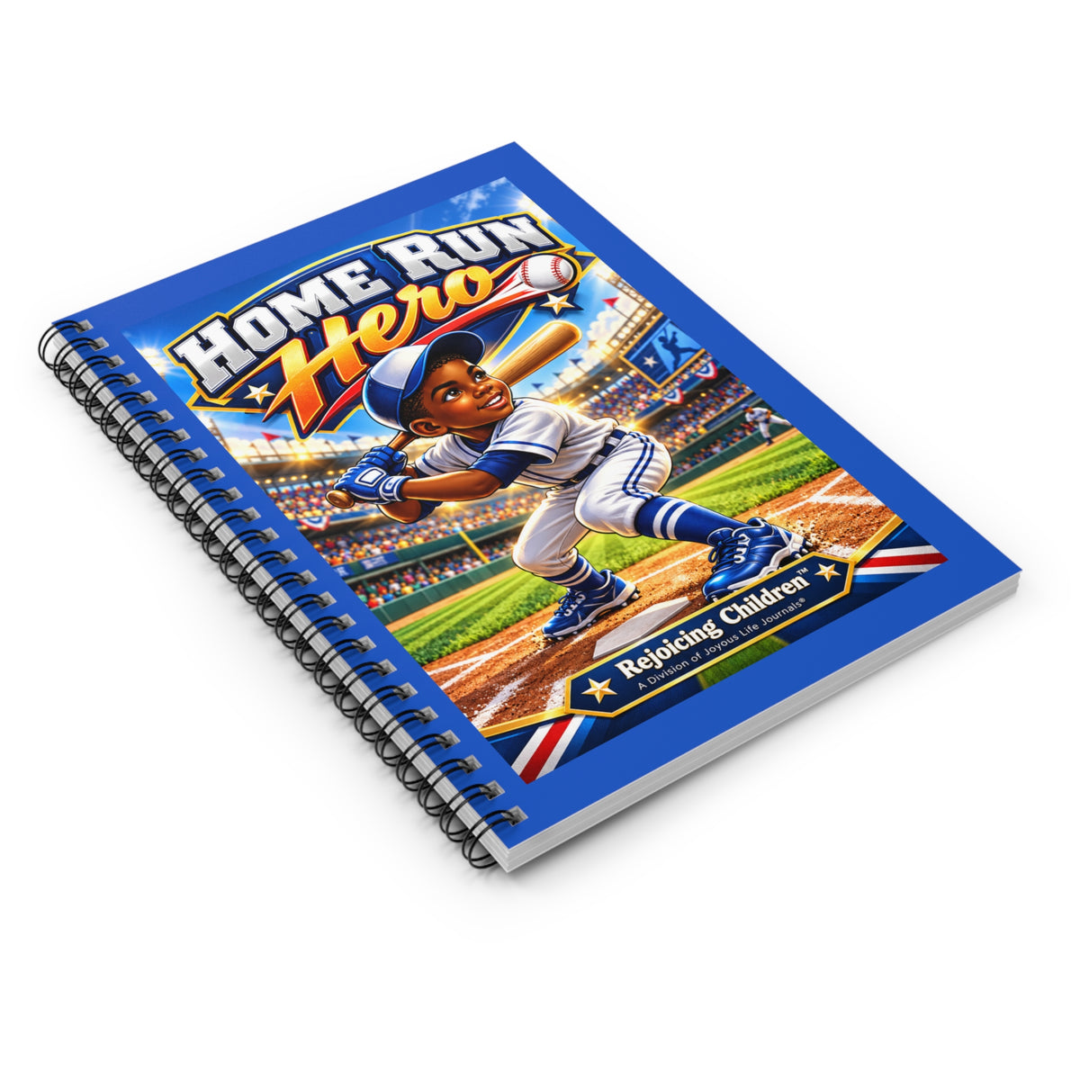 Home Run Hero Spiral Notebook | Kids Baseball & Confidence Journal