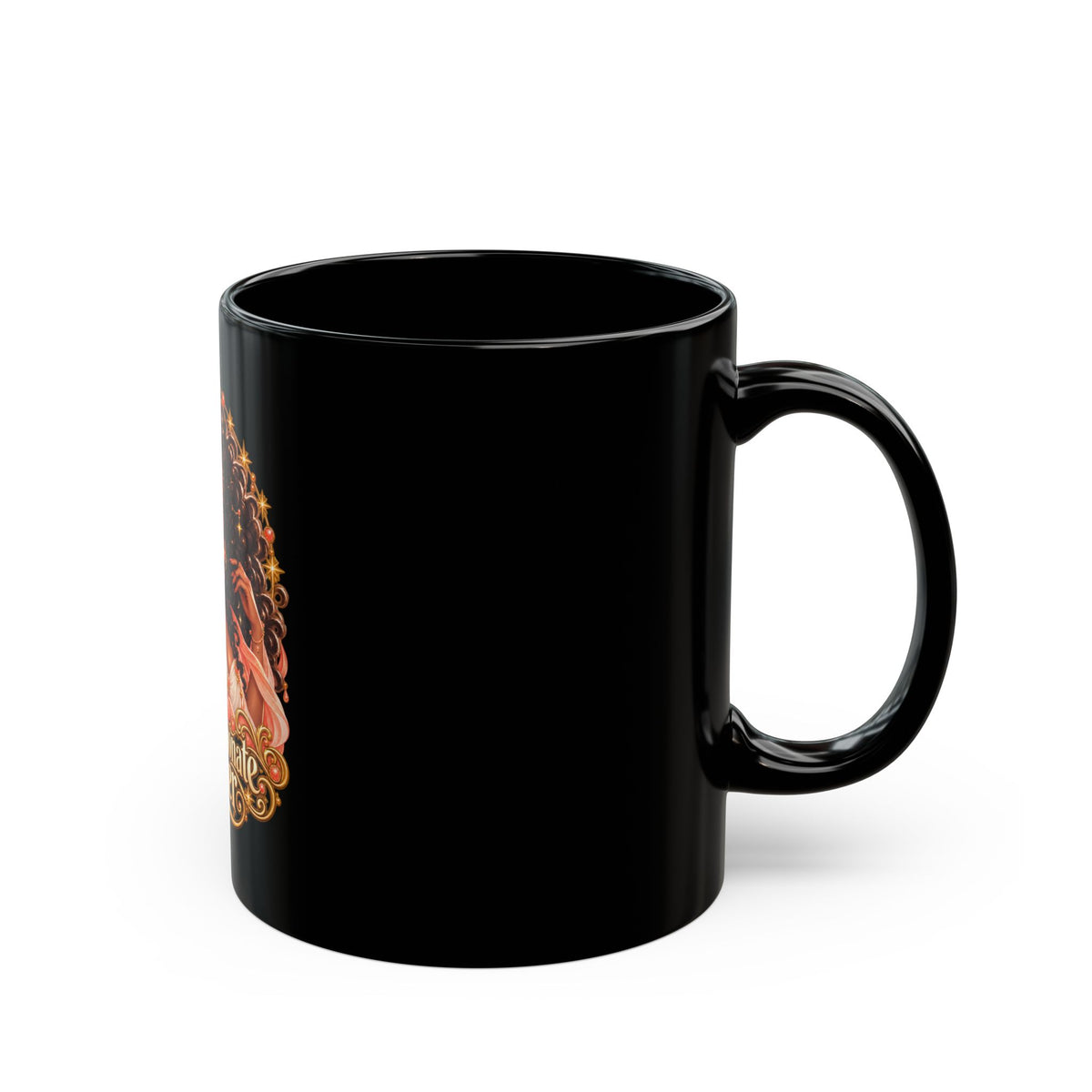 Compassionate Cancer Black Mug – Celestial Elegance Collection | Joyous Life Journals®
