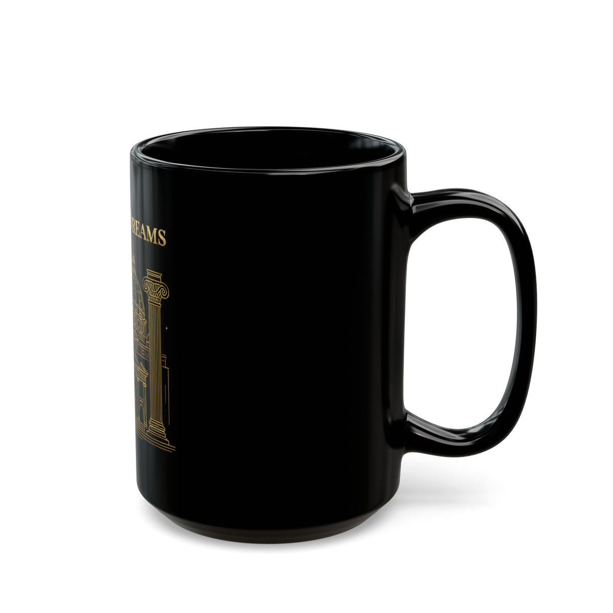 Eternal Dreams | Rome Black Mug
