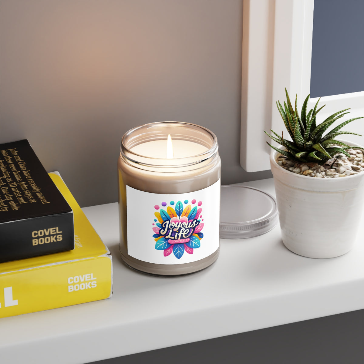 Spring Whispers: Joyous Life Journals Scented Candle, 9oz