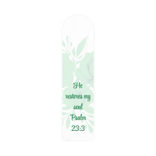 Psalm 23 Bookmark | “He Restores My Soul” Scripture