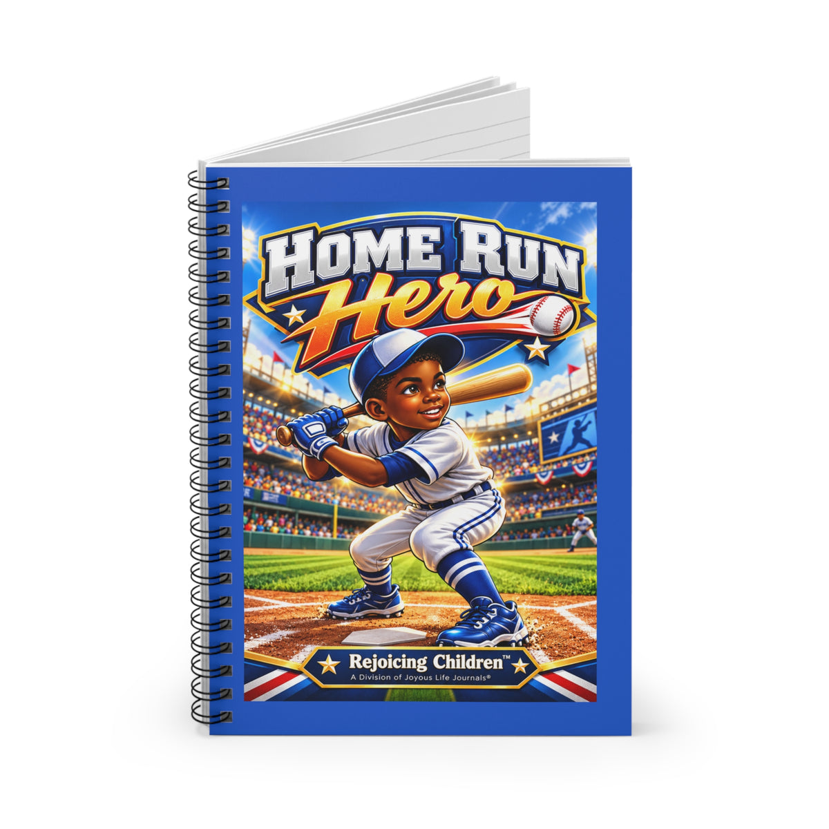 Home Run Hero Spiral Notebook | Kids Baseball & Confidence Journal