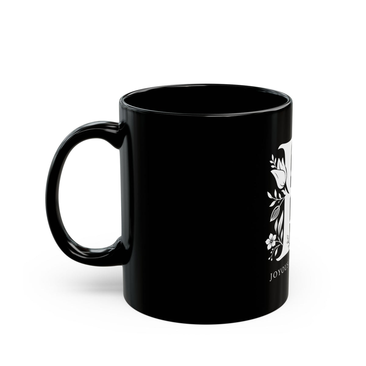 Heritage Harmony | H Monogram Black Mug