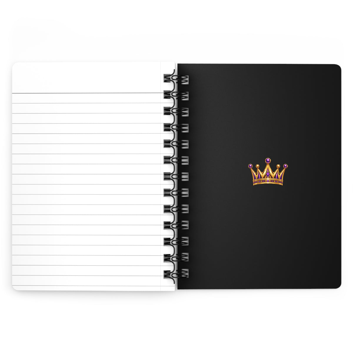 StrongHER Crowned in Strength Spiral Journal | Empowerment Notebook for Black Women