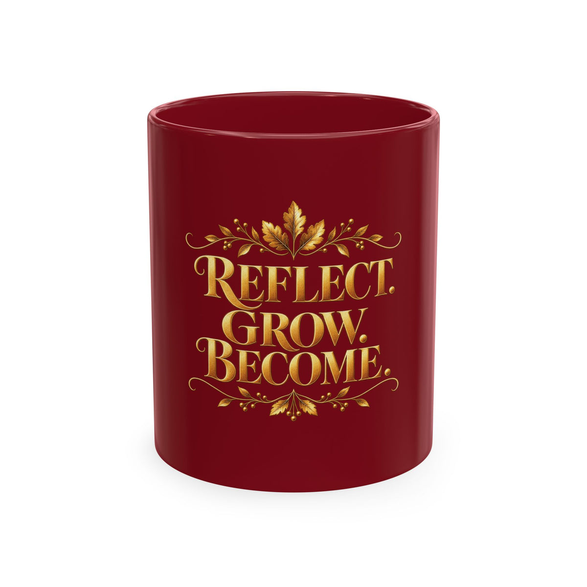 Reflect. Grow. Become. | Fall in Love with Journaling Mug