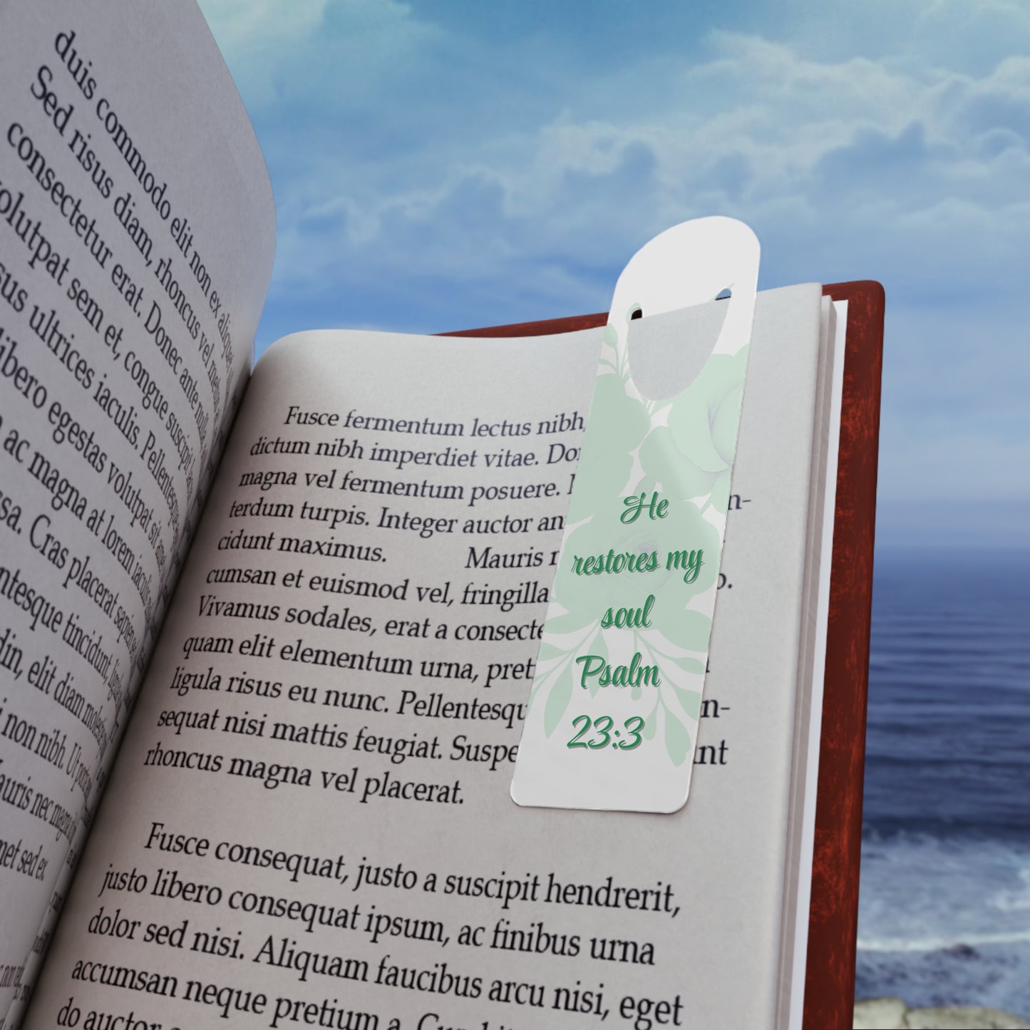Psalm 23 Bookmark | “He Restores My Soul” Scripture