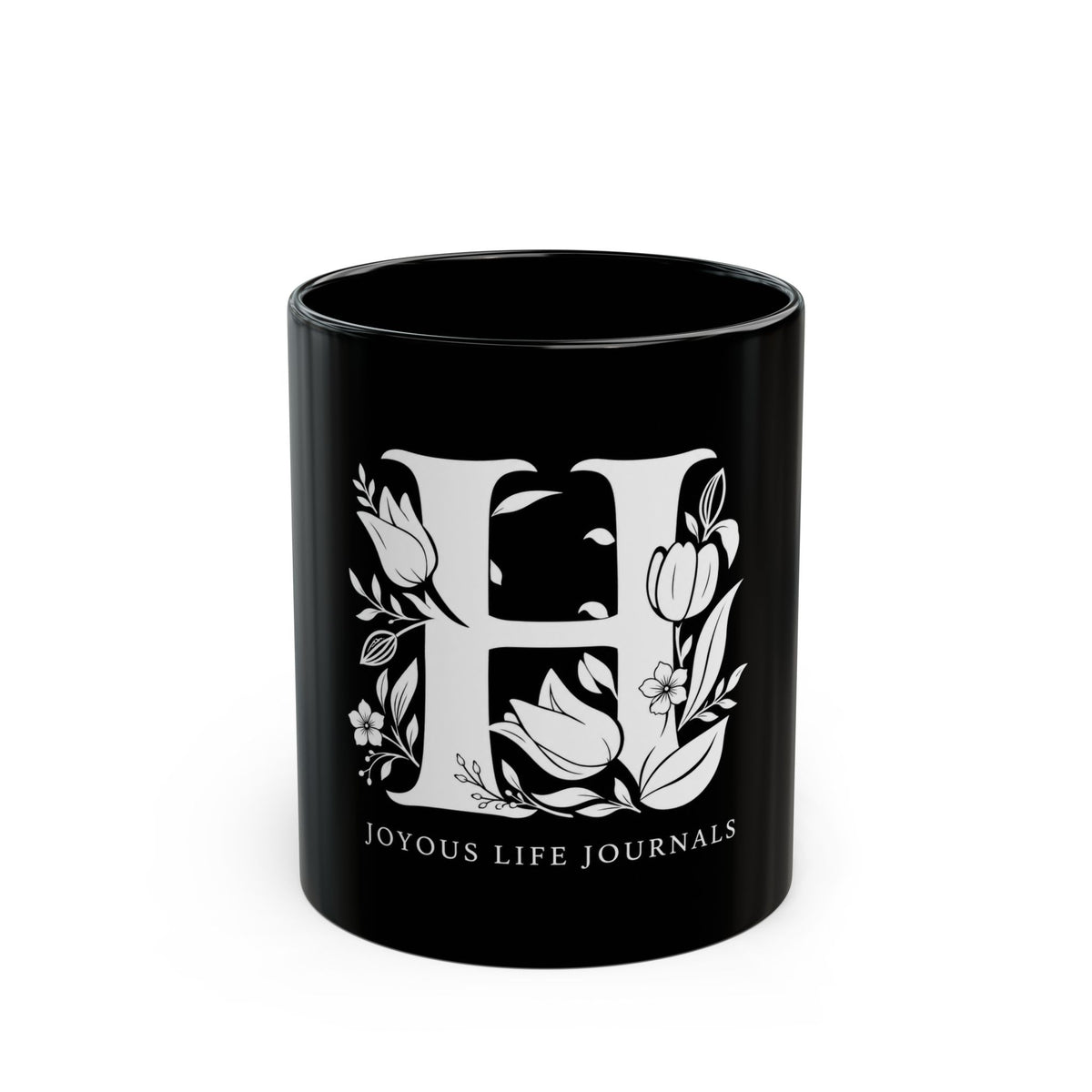 Heritage Harmony | H Monogram Black Mug