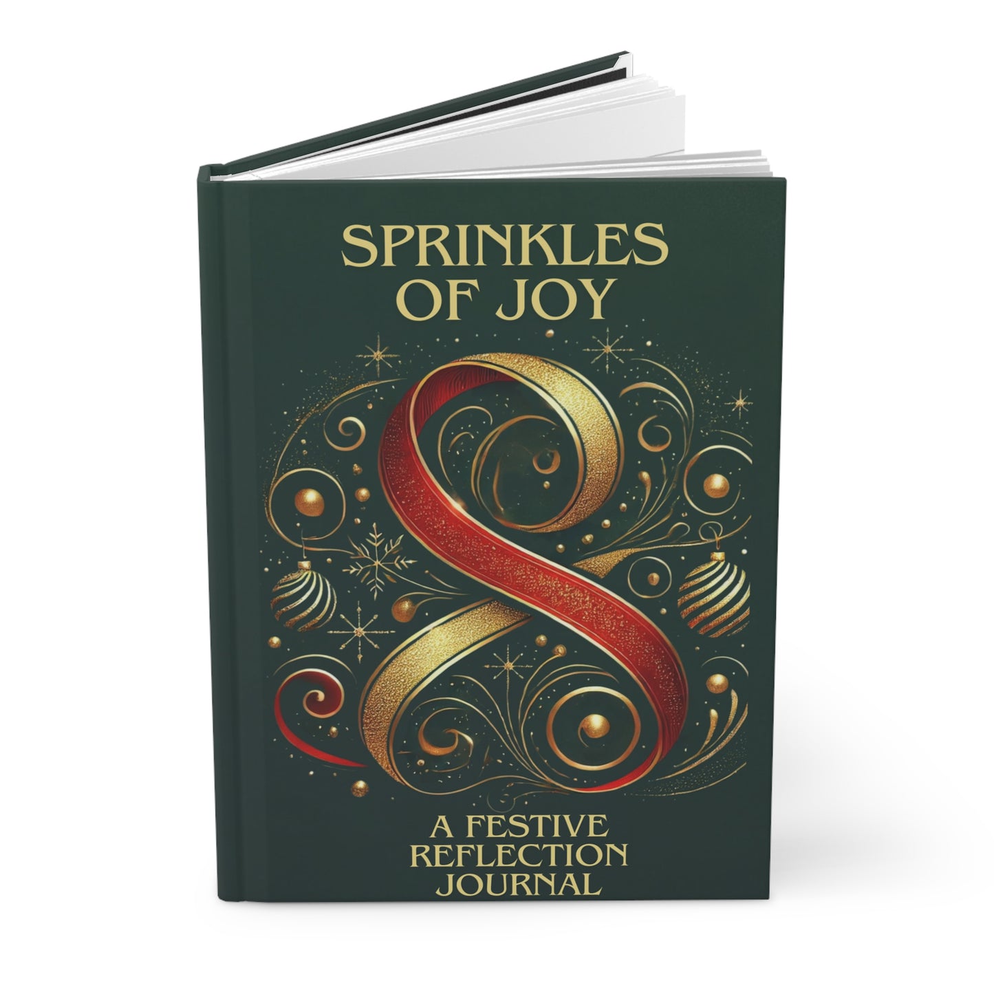 Sprinkles of Joy: A Festive Reflection Journal, Hardcover Journal Matte, Joyous Life Journals