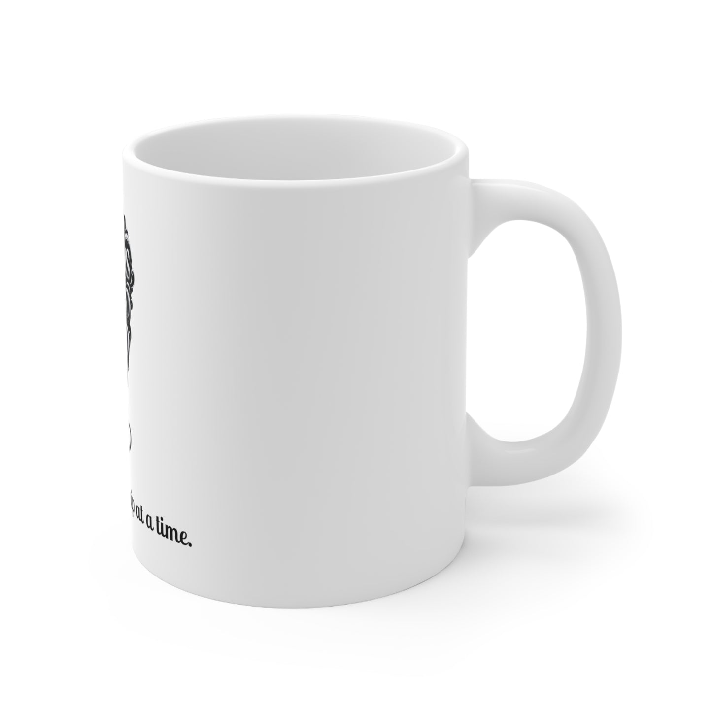 Brewing Love - Heartwarming Ceramic Coffee Mug 11oz