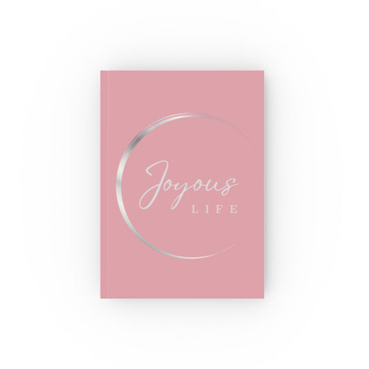 Joyous Life Hard Backed Journal | Pink Gratitude Notebook | JLJ