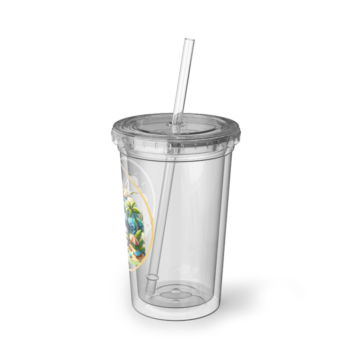 Suave Acrylic Cup – Ocean Bliss Edition, 16oz | Joyous Life Journals