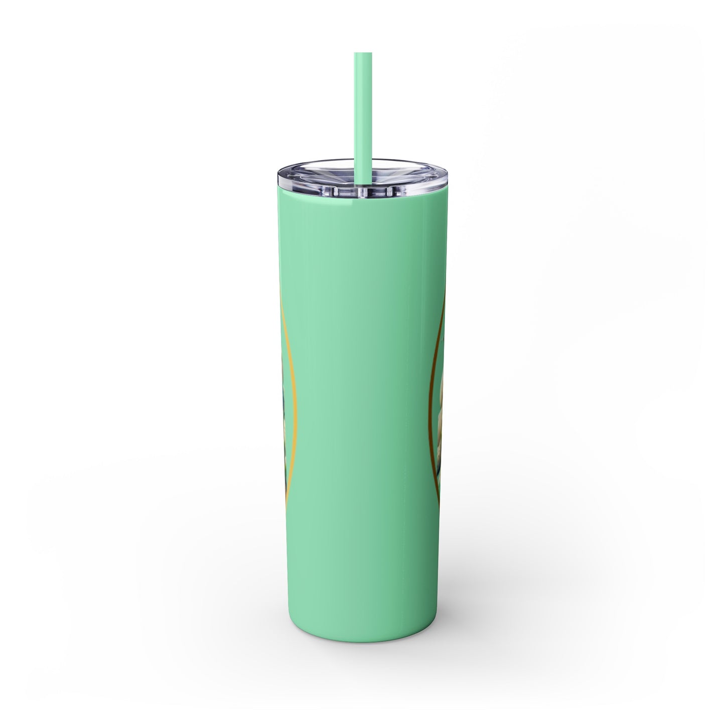 Ocean Bliss Skinny Tumbler with Straw, 20oz, Joyous Life Journals