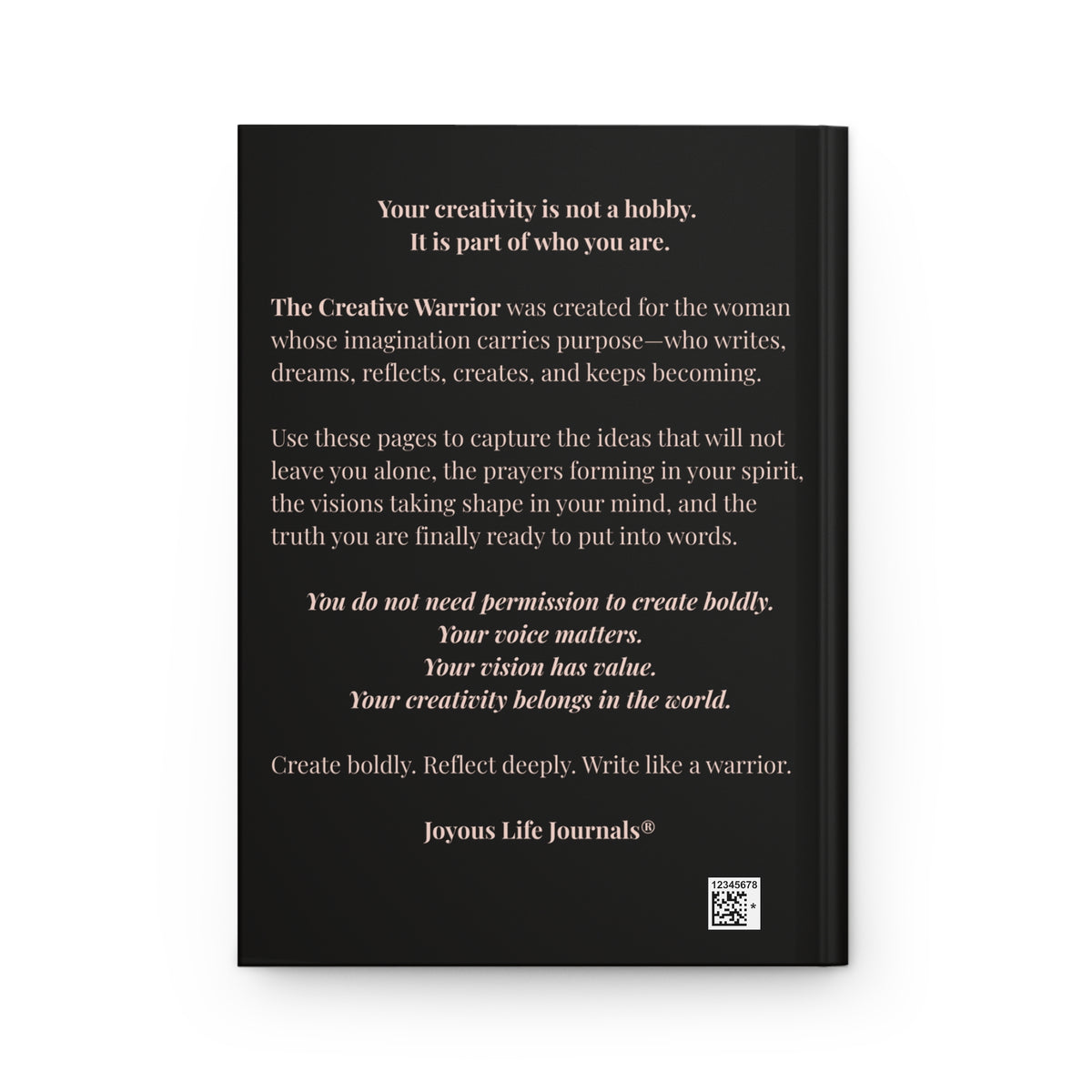 The Creative Warrior Hardcover Journal | A Lined Notebook for Bold Ideas, Reflection & Creative Expression