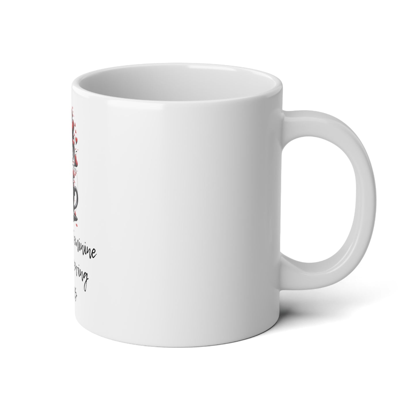 Fearlessly Feminine – Dream Brewer Mug | 15oz Empowerment Mug | Joyous Life Journals
