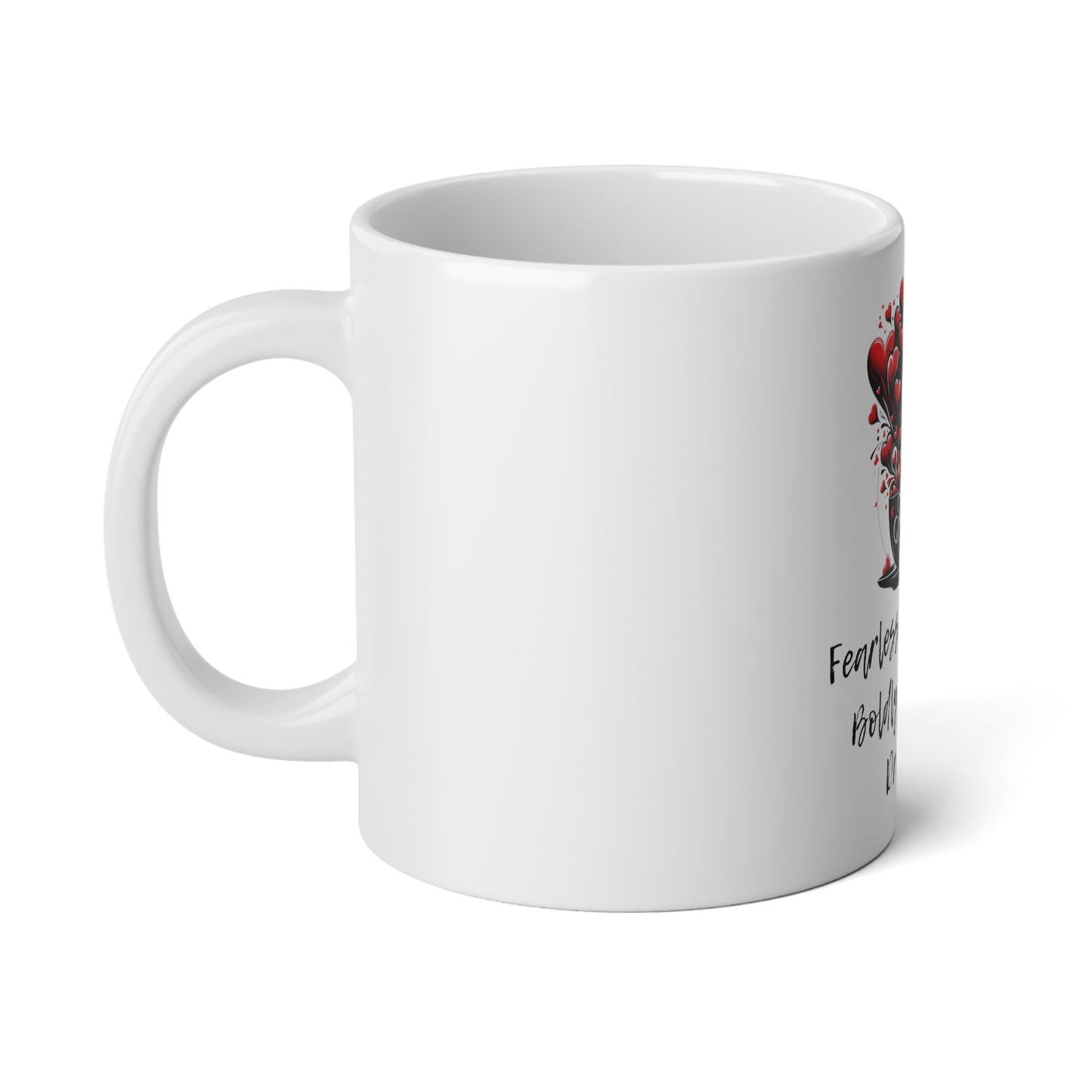 Fearlessly Feminine – Dream Brewer Mug | 15oz Empowerment Mug | Joyous Life Journals