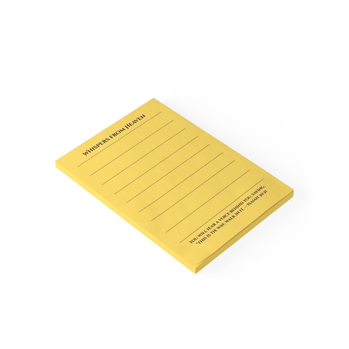 Whispers from Heaven – Large Lined Bible Verse Sticky Notes for Prayer, Gratitude, and Daily Encouragement