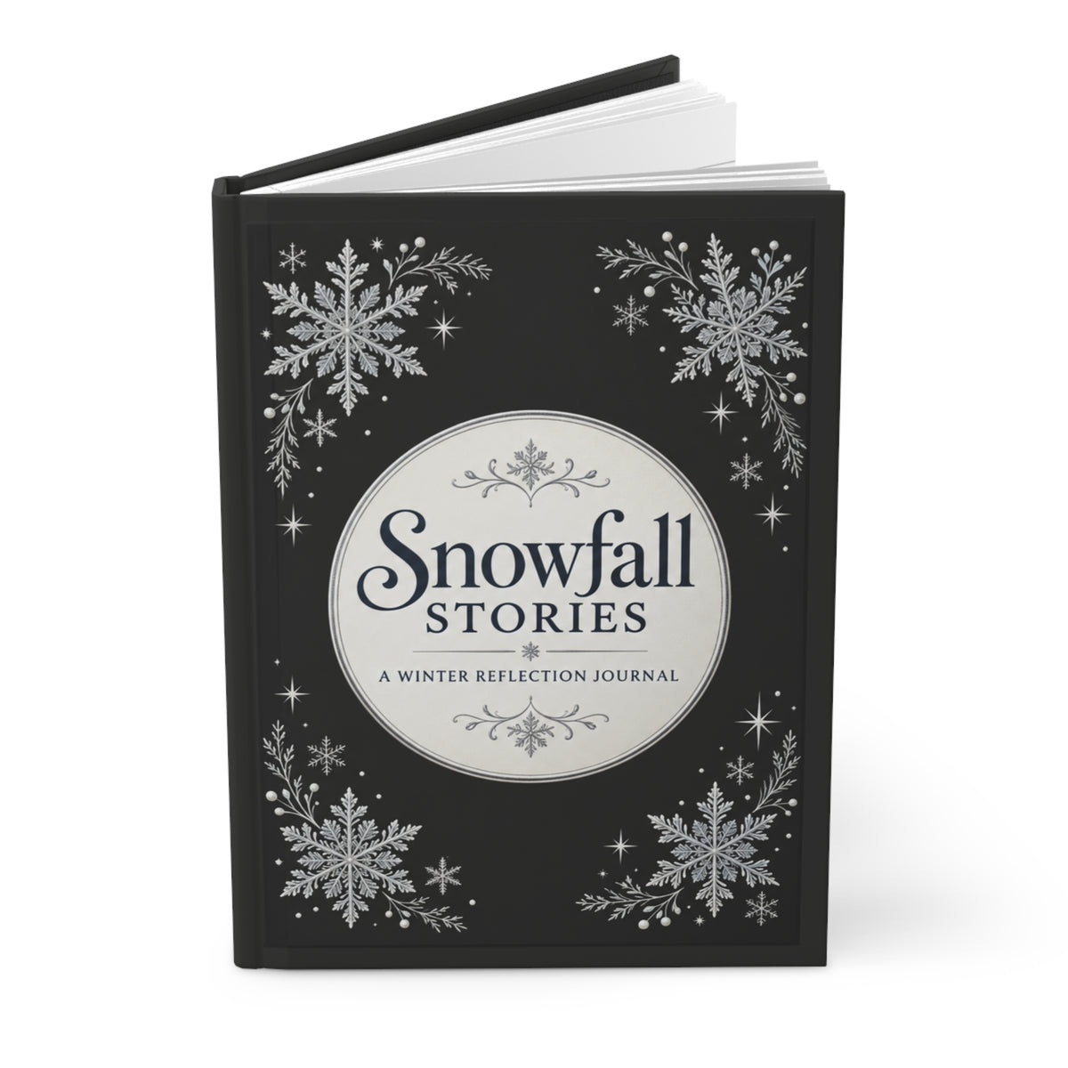 Snowfall Stories: A Winter Reflection Journal | Matte Hardcover Journal for Faith, Memories & Seasonal Reflection