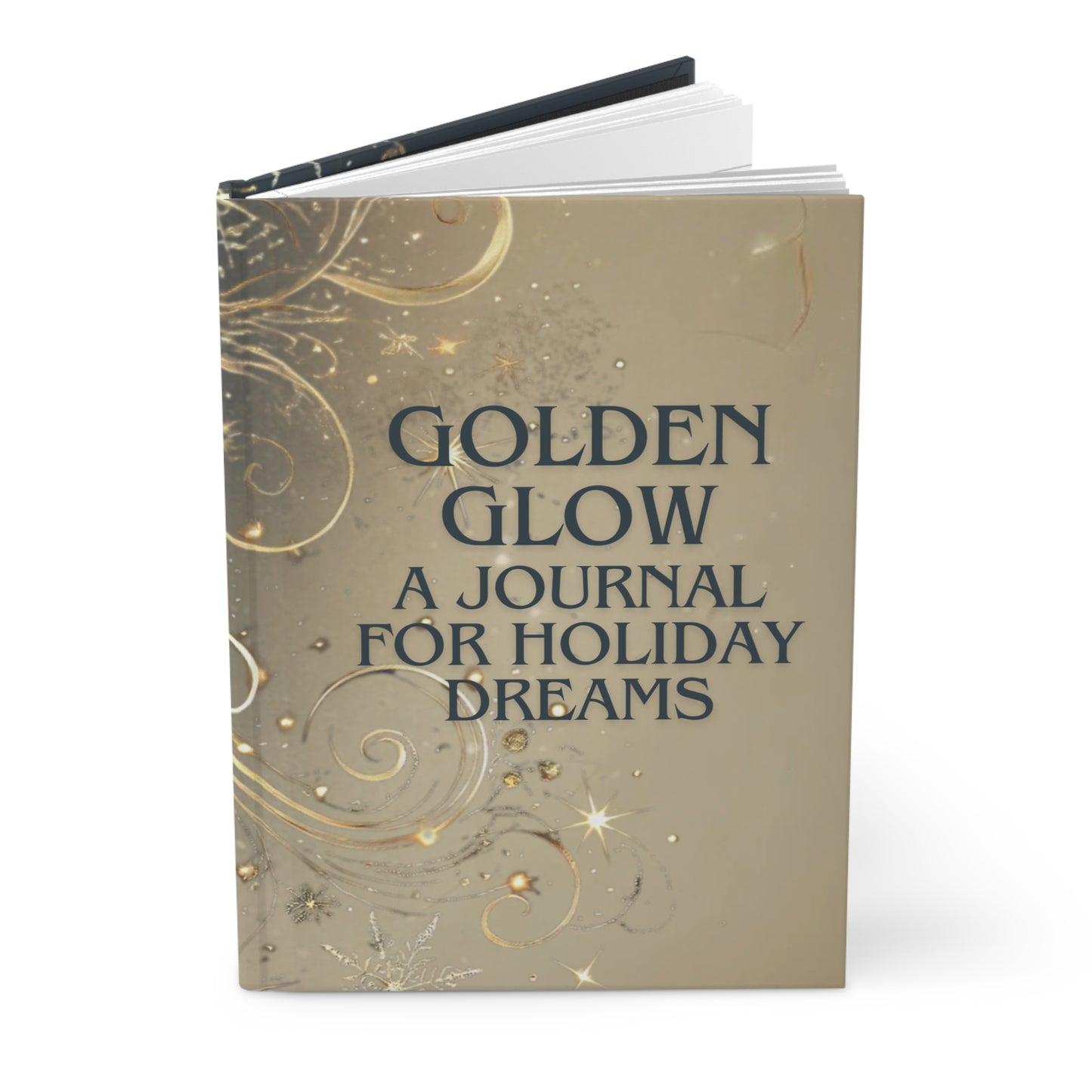 Golden Glow: Holiday Dreams Hardcover Journal | Joyous Life