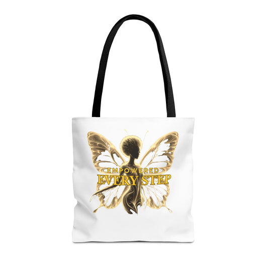 Empowered Every Step – Inspirational Tote Bag | Joyous Life Journals