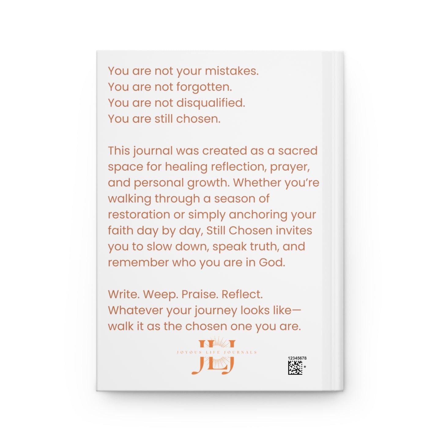 Still Chosen – Matte Hardcover Christian Journal for Women | Joyous Life Journals