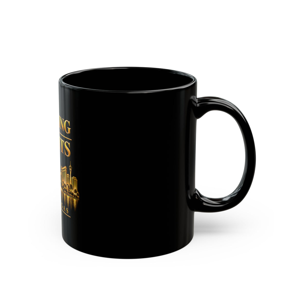 Chasing the Lights | 11 oz Black Ceramic Mug