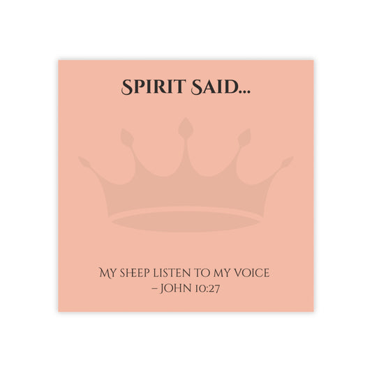 Inspirational Post-it Notes – Pink Bible Verse & Faith Sticky Pads