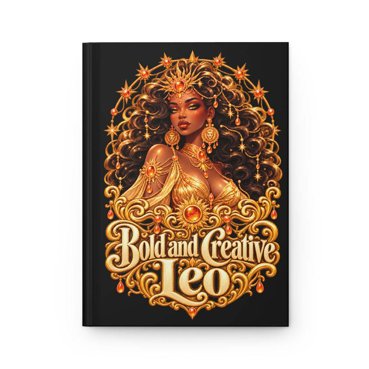 Bold and Creative Leo Hardcover Journal | Celestial Elegance Collection