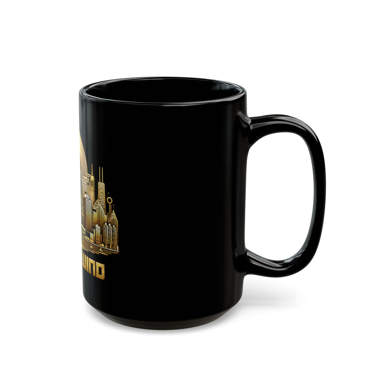 In the Wind | Chicago Black Mug