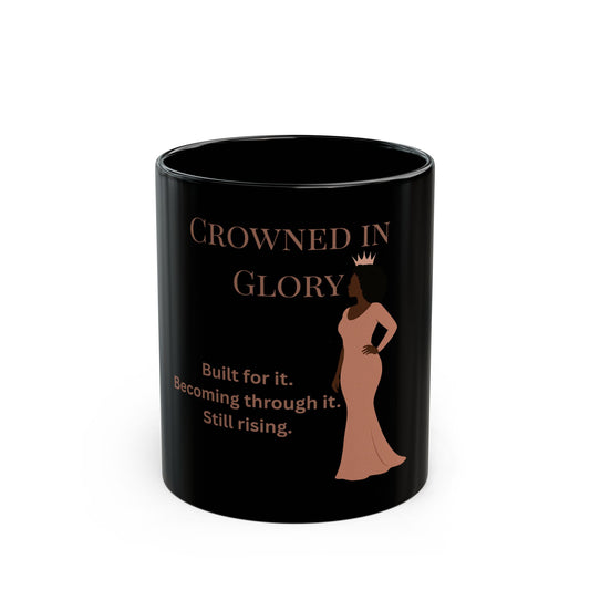 Crowned in Glory Mug – 15oz Inspirational Christian Mug for Women of Faith