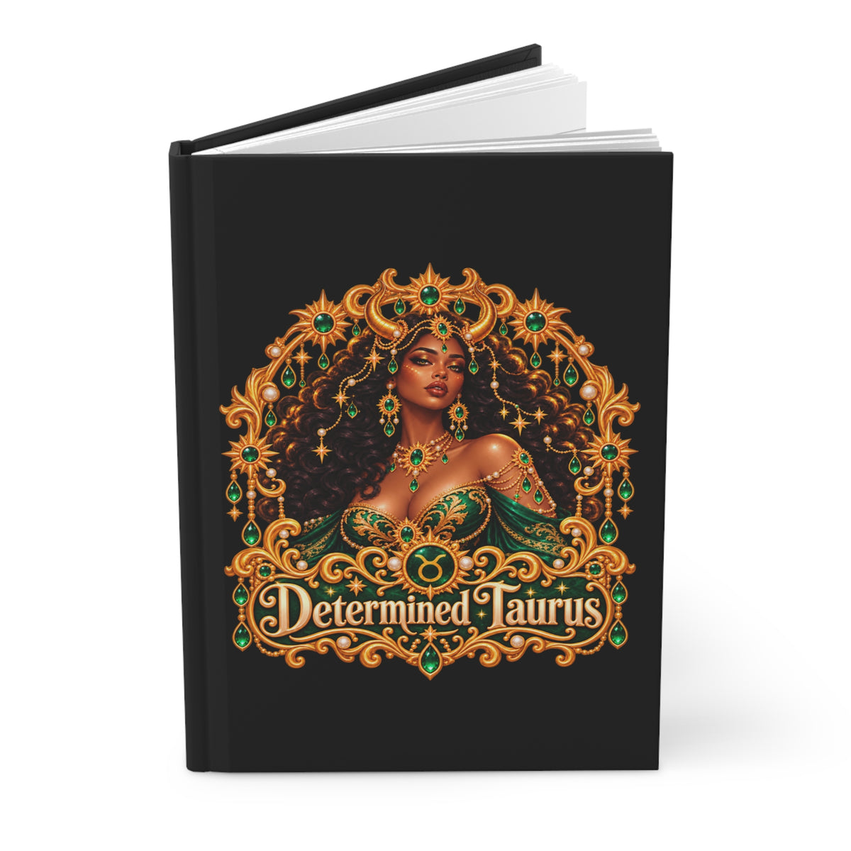 Determined Taurus Hardcover Journal