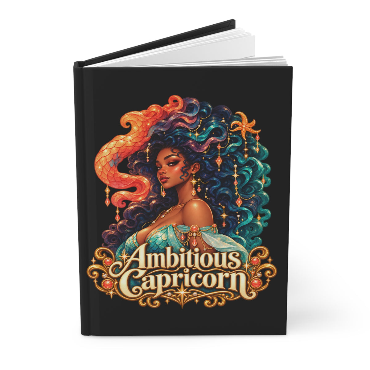 Ambitious Capricorn Hardcover Journal | Celestial Elegance Collection | Joyous Life Journals®