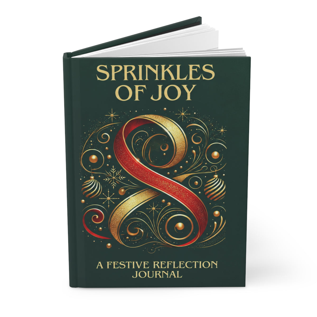 Sprinkles of Joy: Festive Reflection Hardcover Lined Journal | Joyous Life Journals®