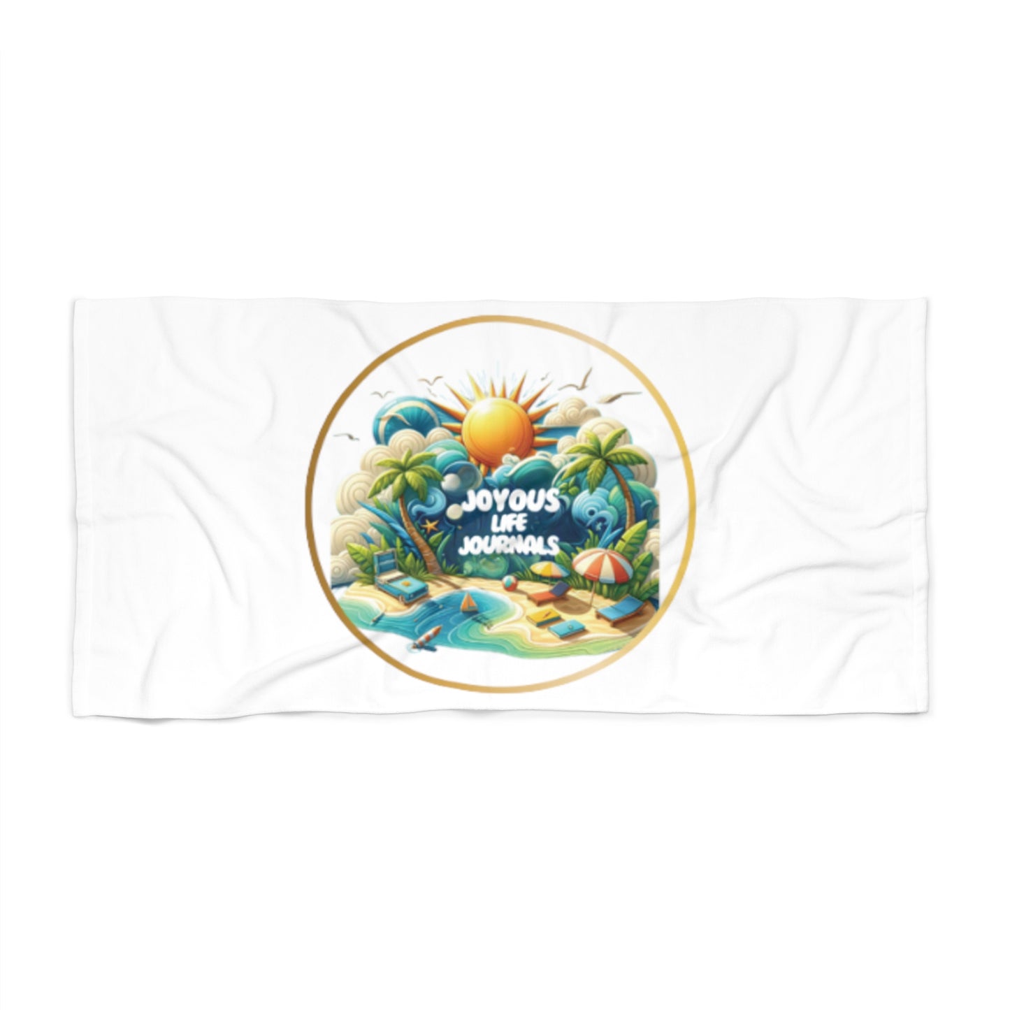 Ocean Bliss Beach Towel, Joyous Life Journals