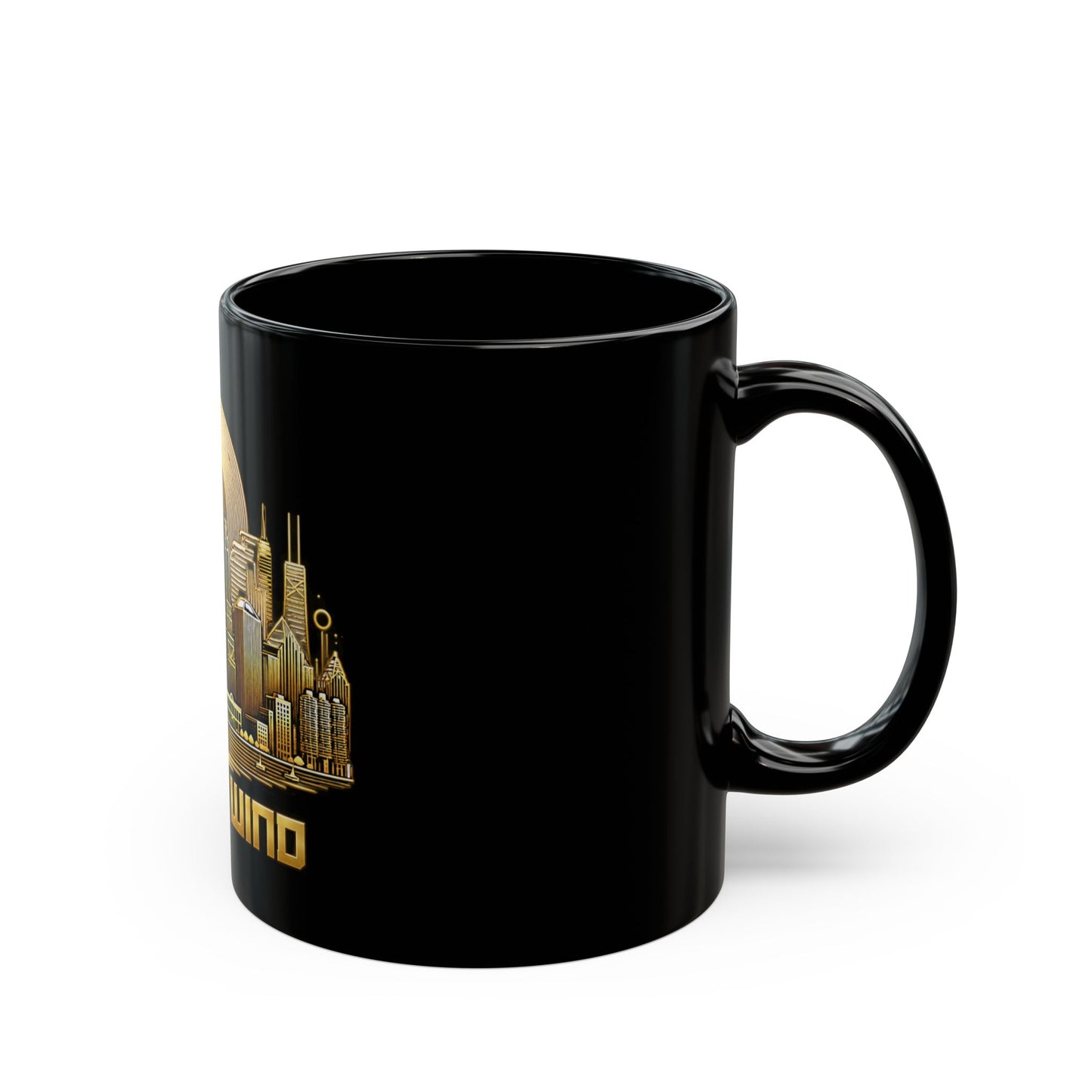In the Wind | Chicago Black Mug