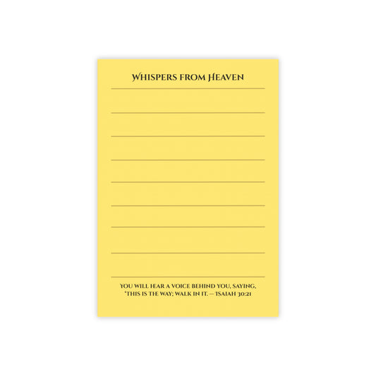 Whispers from Heaven – Large Lined Bible Verse Sticky Notes for Prayer, Gratitude, and Daily Encouragement